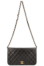 CHANEL Single Flap Black
