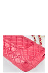 CHANEL Valentine's Day East West Flap Bag Red