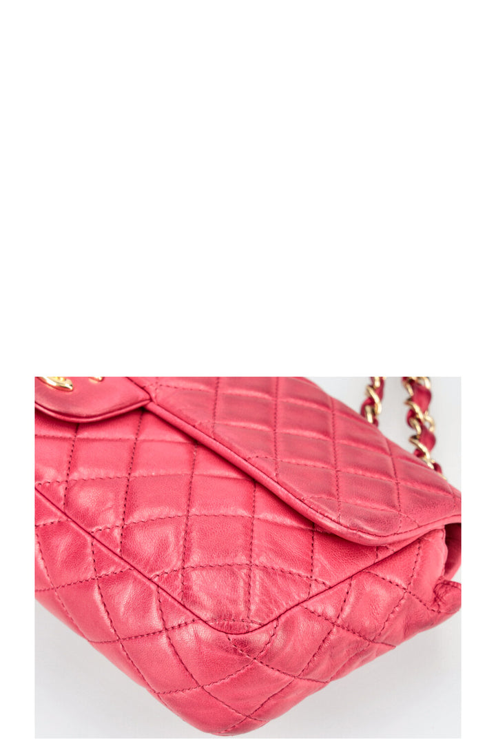 CHANEL Valentine's Day East West Flap Bag Red