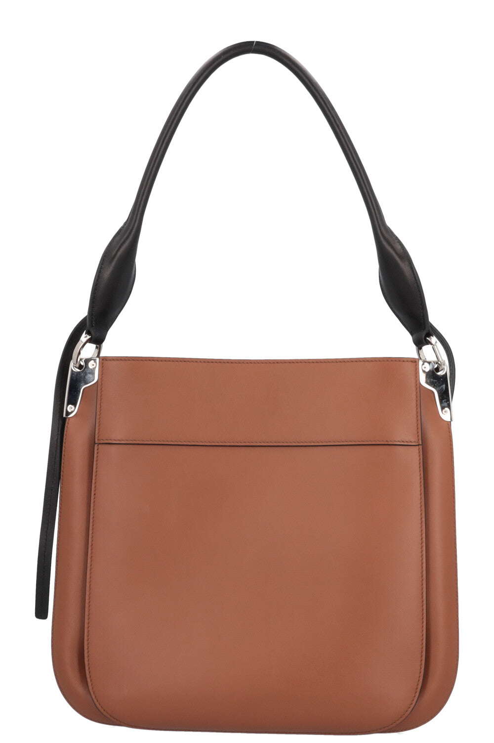 PRADA Margit Bag Leather Brown Black