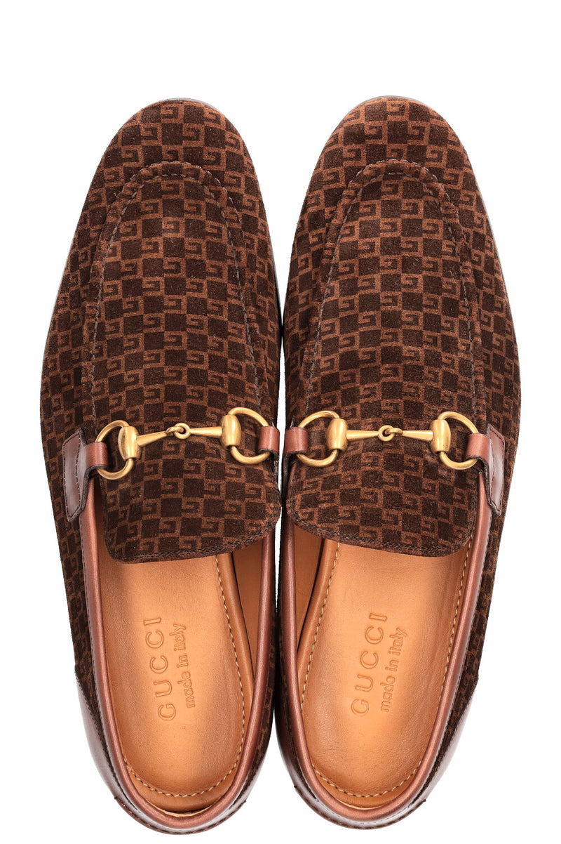 GUCCI GG Flats Suede Brown