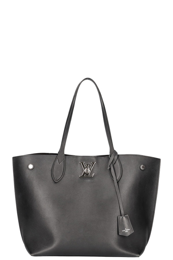 LOUIS VUITTON Sac cabas Lockme Go Cuir Noir