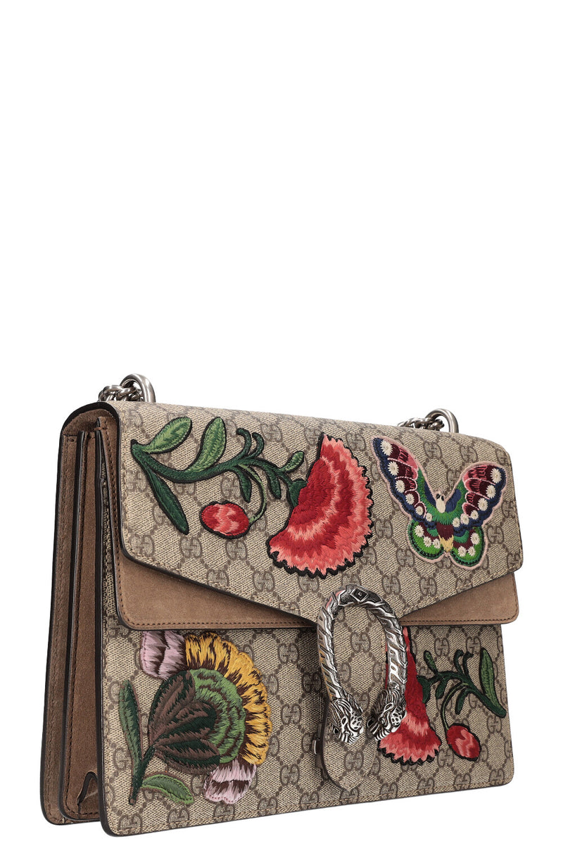 GUCCI Dionysus Supreme Floral Embroidered Bag Medium