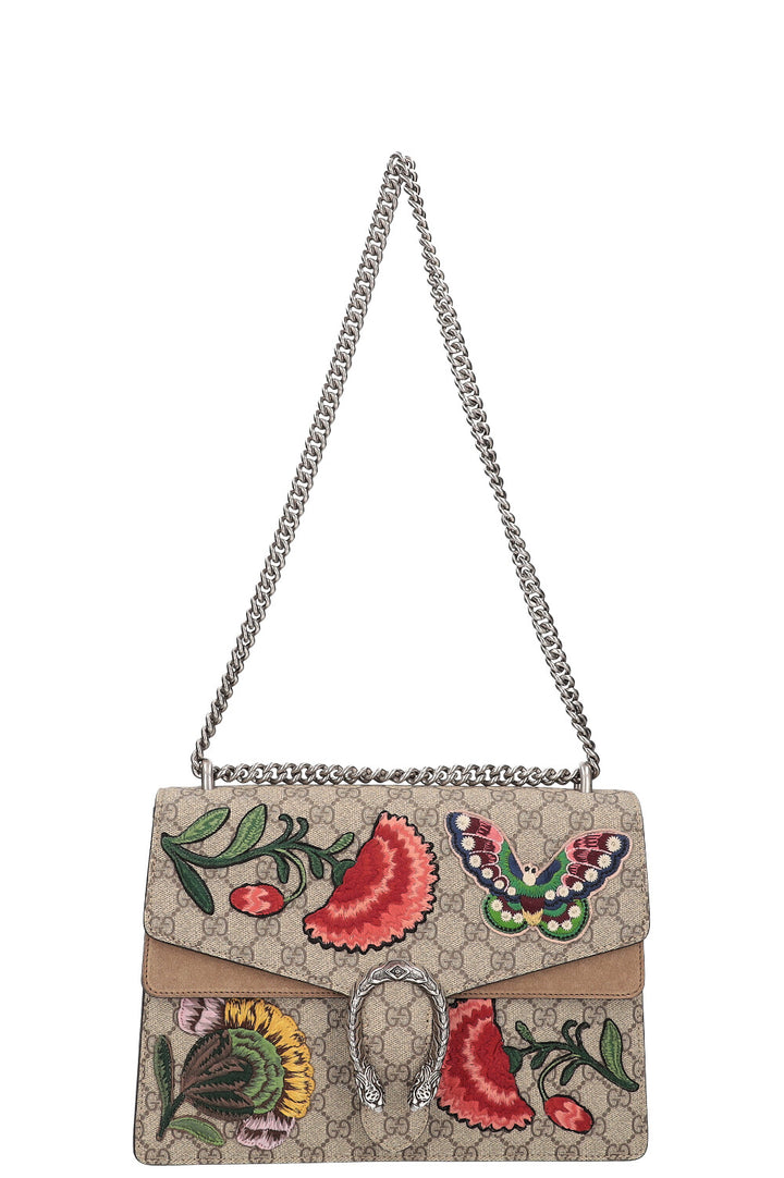 GUCCI Dionysus Supreme Floral Embroidered Bag Medium