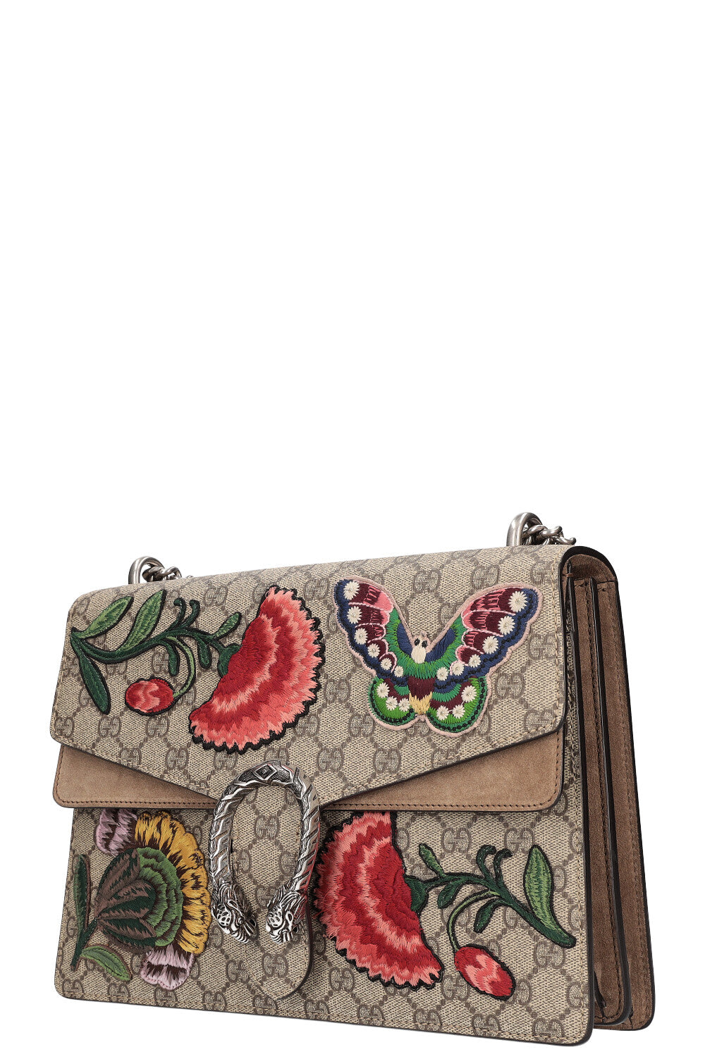 GUCCI Dionysus Supreme Floral Embroidered Bag Medium