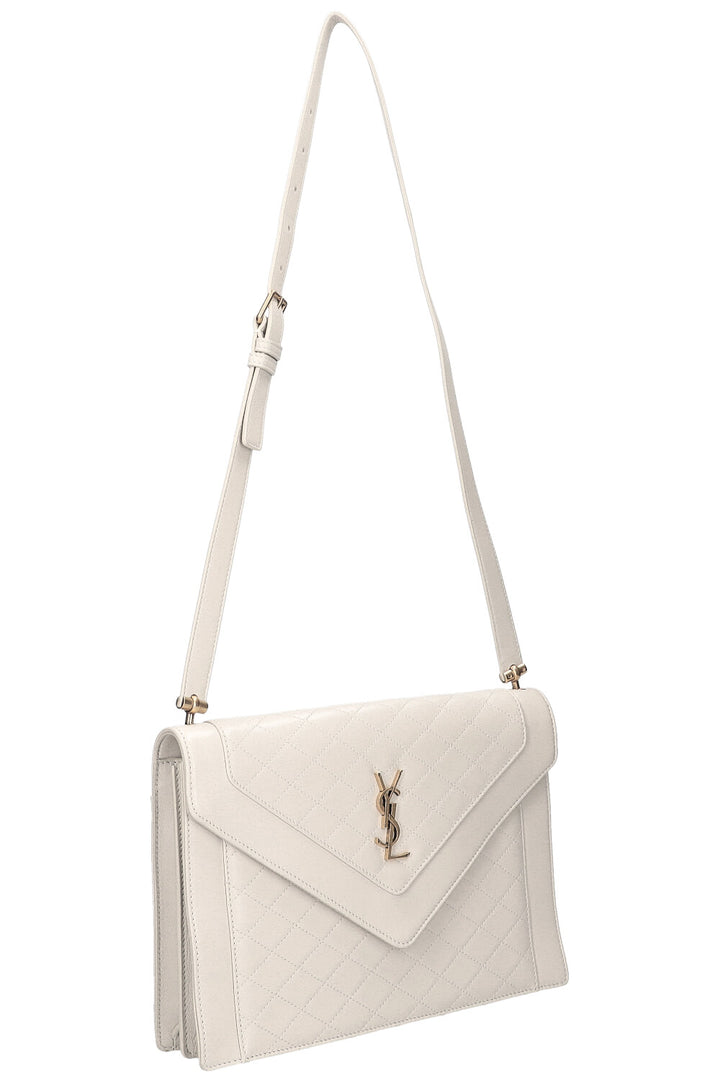 SAINT LAURENT Gaby Envelope Bag Ivory