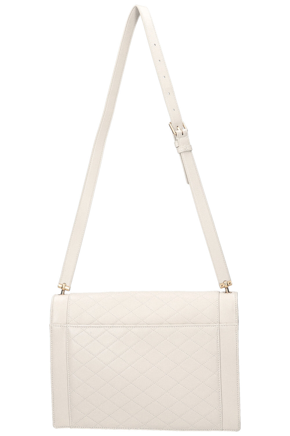 SAINT LAURENT Gaby Envelope Bag Ivory