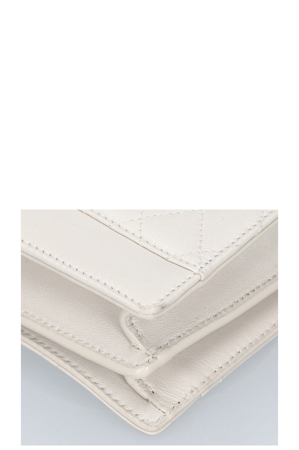 SAINT LAURENT Gaby Envelope Bag Ivory