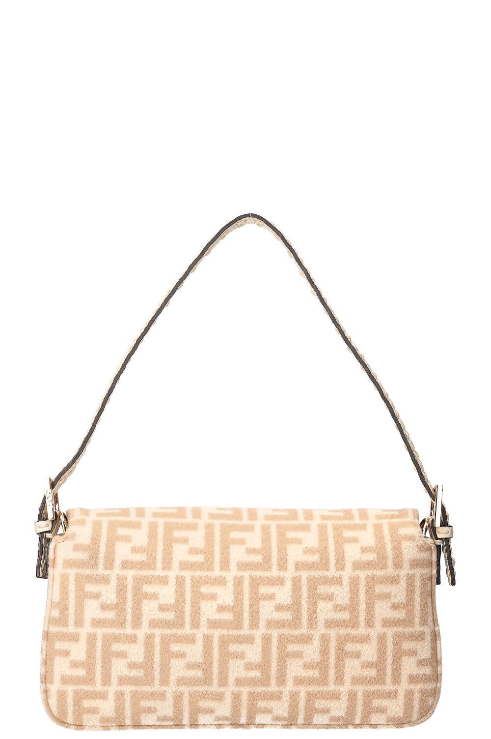 FENDI Baguette Re-Edition 1997 Wool & Cashmere Beige