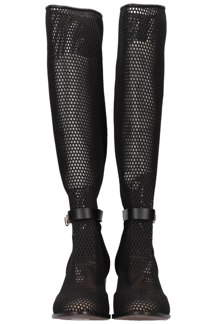 CHRISTIAN DIOR Mesh Boots Black