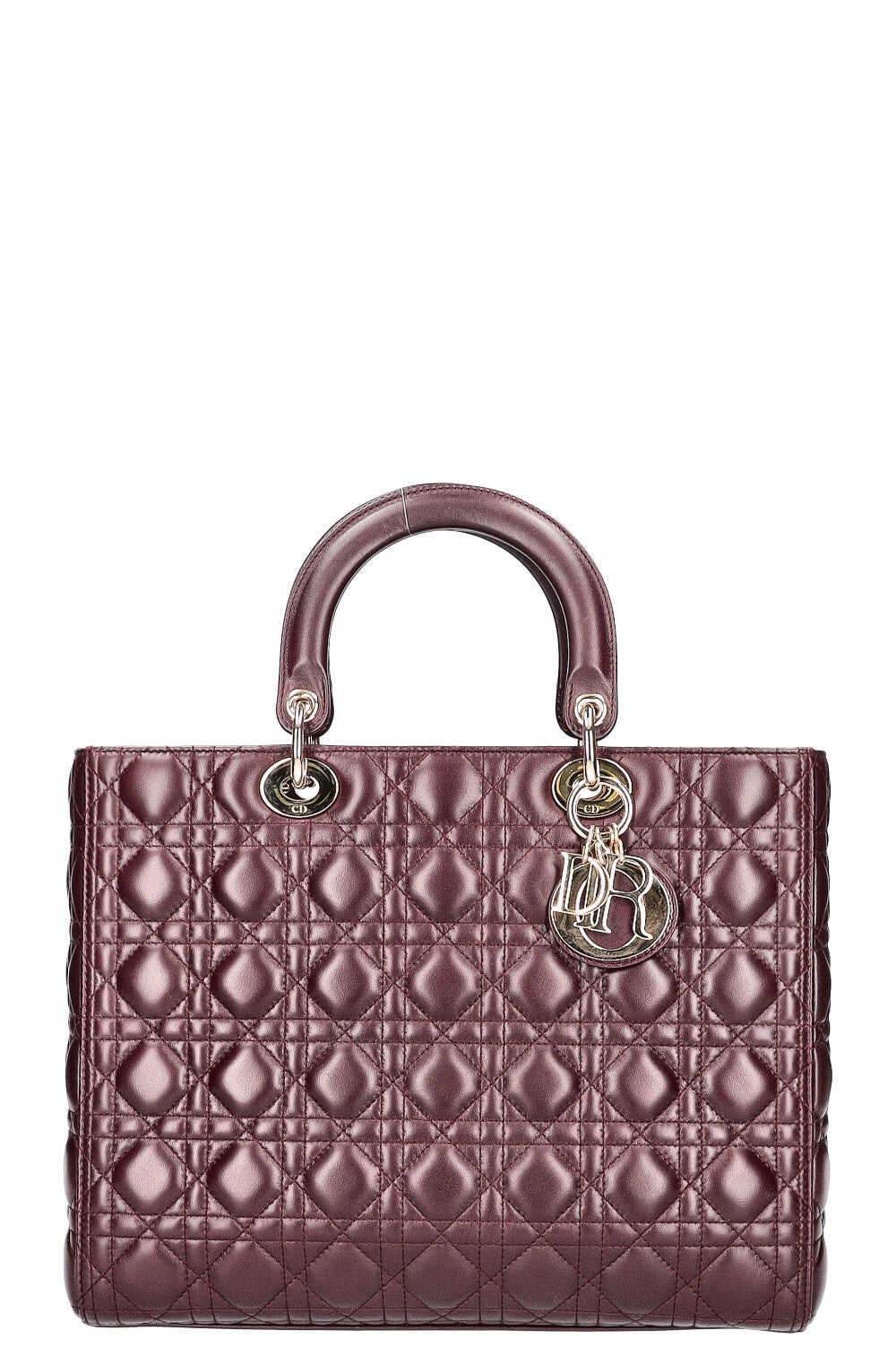 CHRISTIAN DIOR Lady Dior Grand Cannage Plume