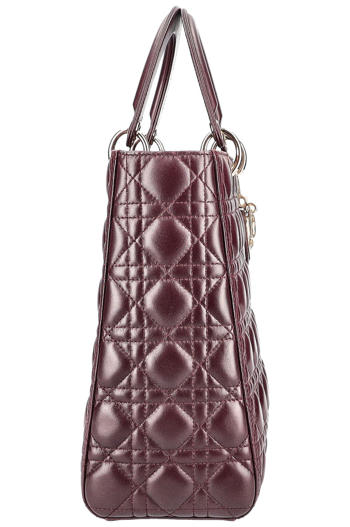 CHRISTIAN DIOR Lady Dior Grand Cannage Plume