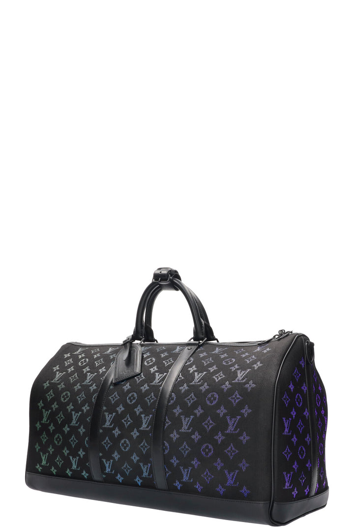 LOUIS VUITTON Light Up Keepall 50 Noir