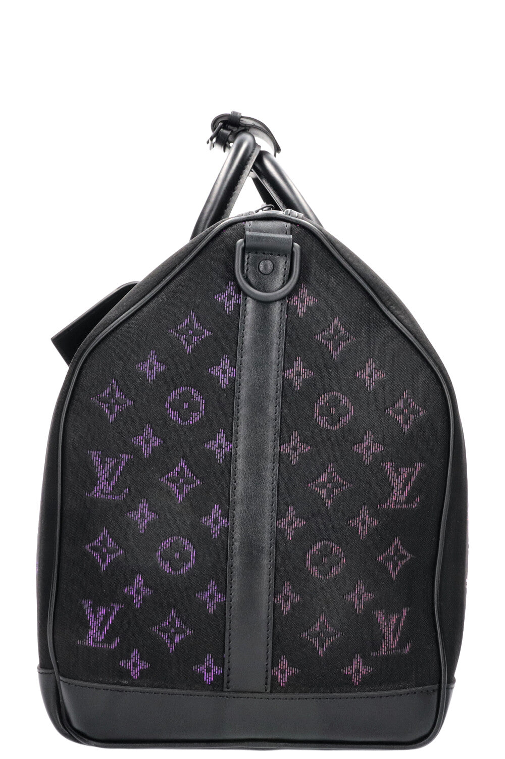 LOUIS VUITTON Light Up Keepall 50 Noir REAWAKE