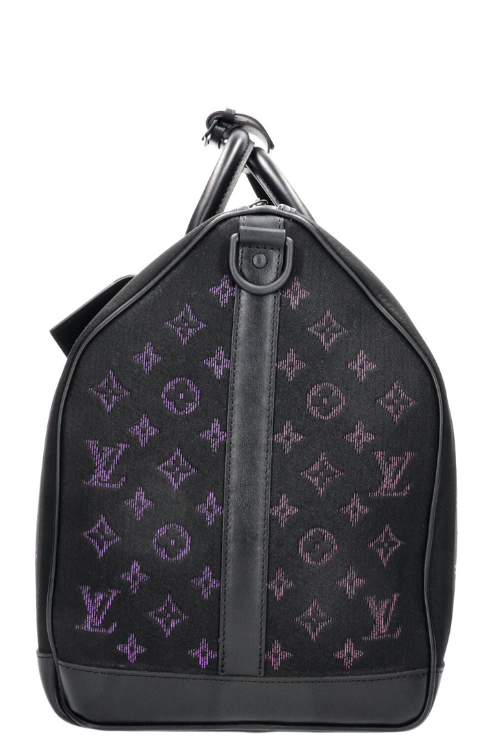 LOUIS VUITTON Light Up Keepall 50 Noir