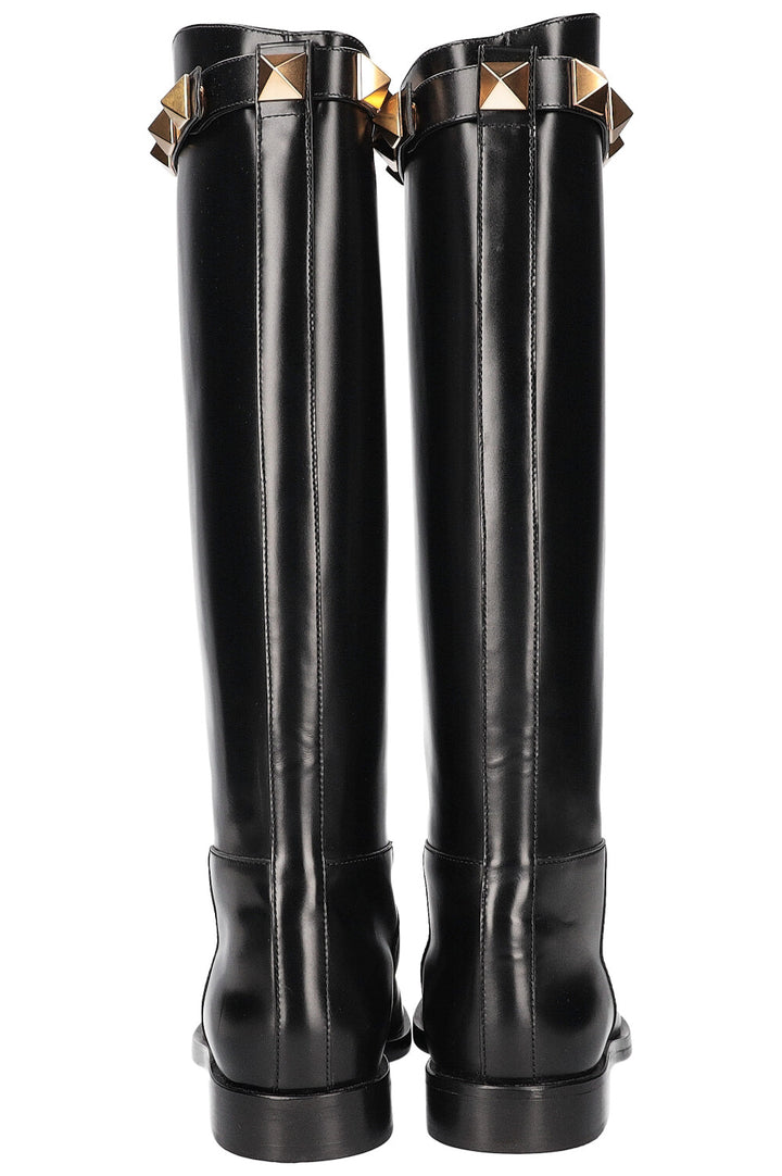 VALENTINO Roman Studs Boots Black