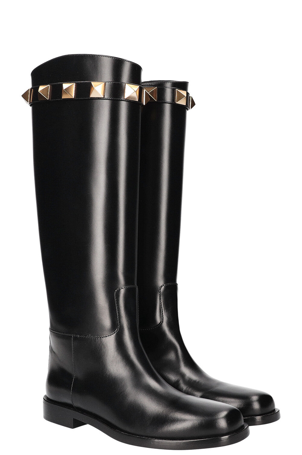 VALENTINO Roman Studs Boots Black