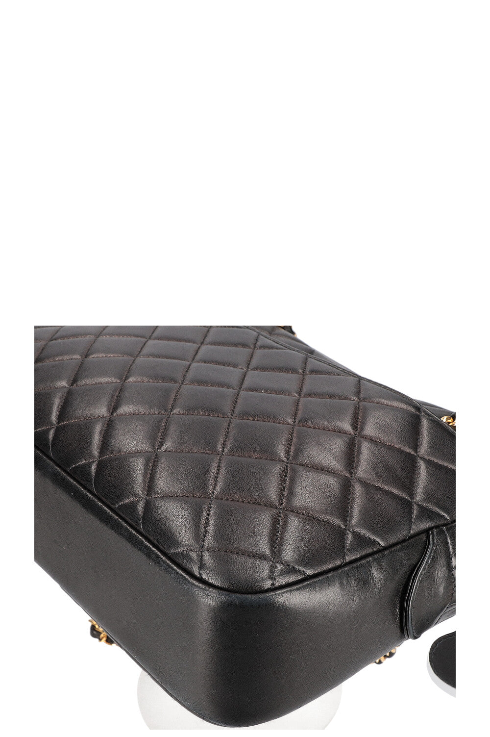 CHANEL Quilted Camera Bag Black