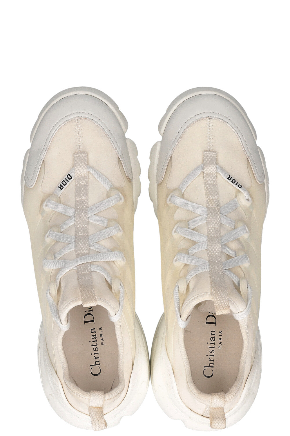 CHRISTIAN DIOR D Connect Sneaker Ivory