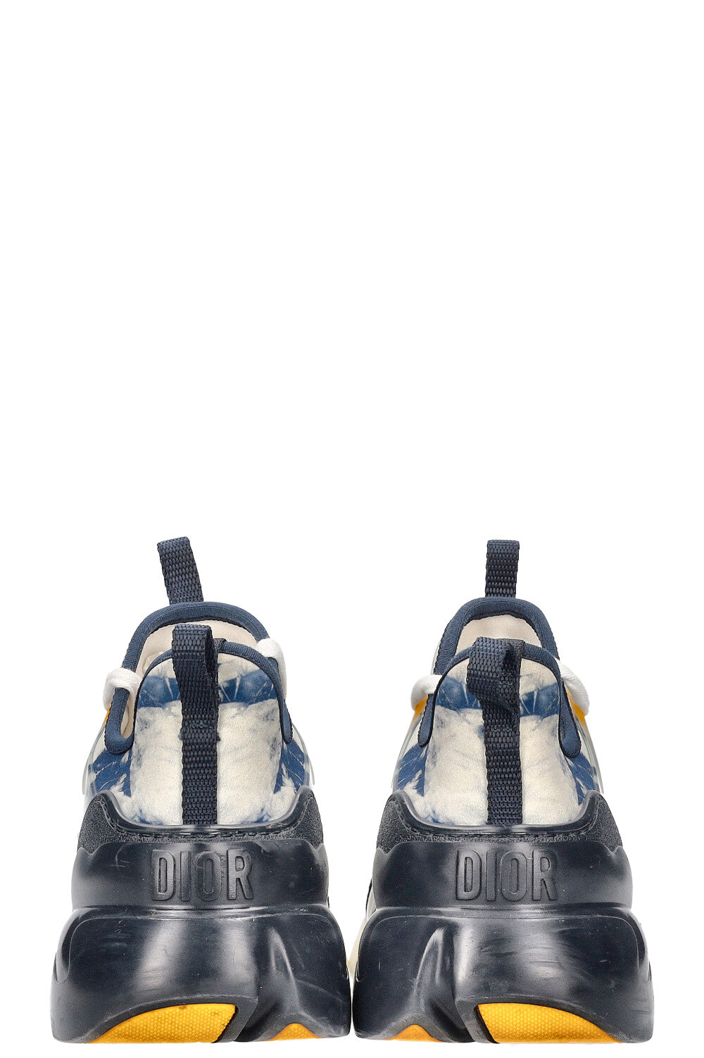 CHRISTIAN DIOR D Connect Tie Dye Sneaker Navy