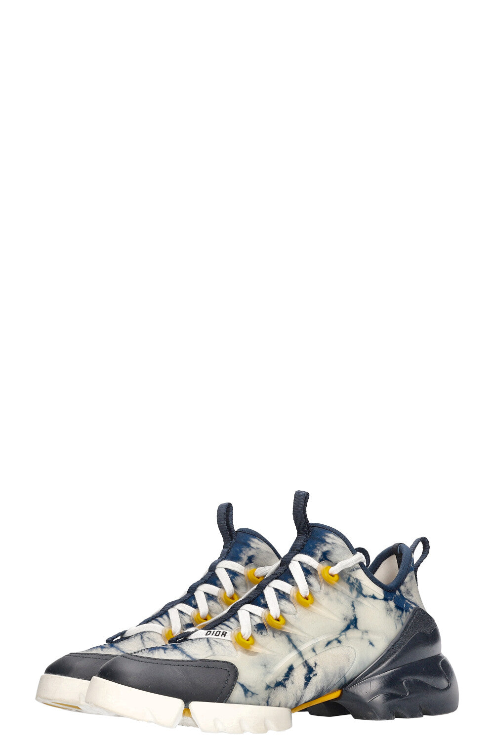 CHRISTIAN DIOR D Connect Tie Dye Sneaker Navy