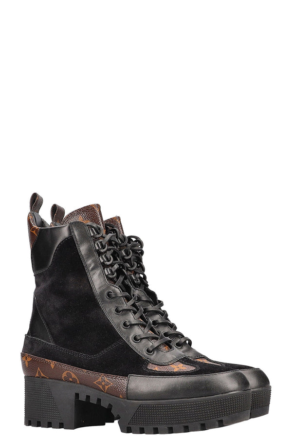 LOUIS VUITTON Bottes Lauréate MNG Noir