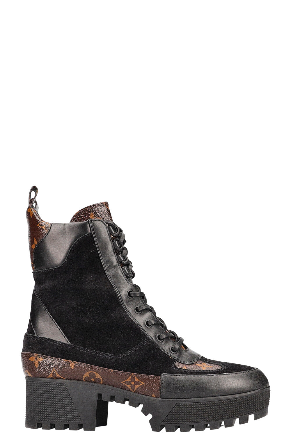 LOUIS VUITTON Laureate Boots MNG Black