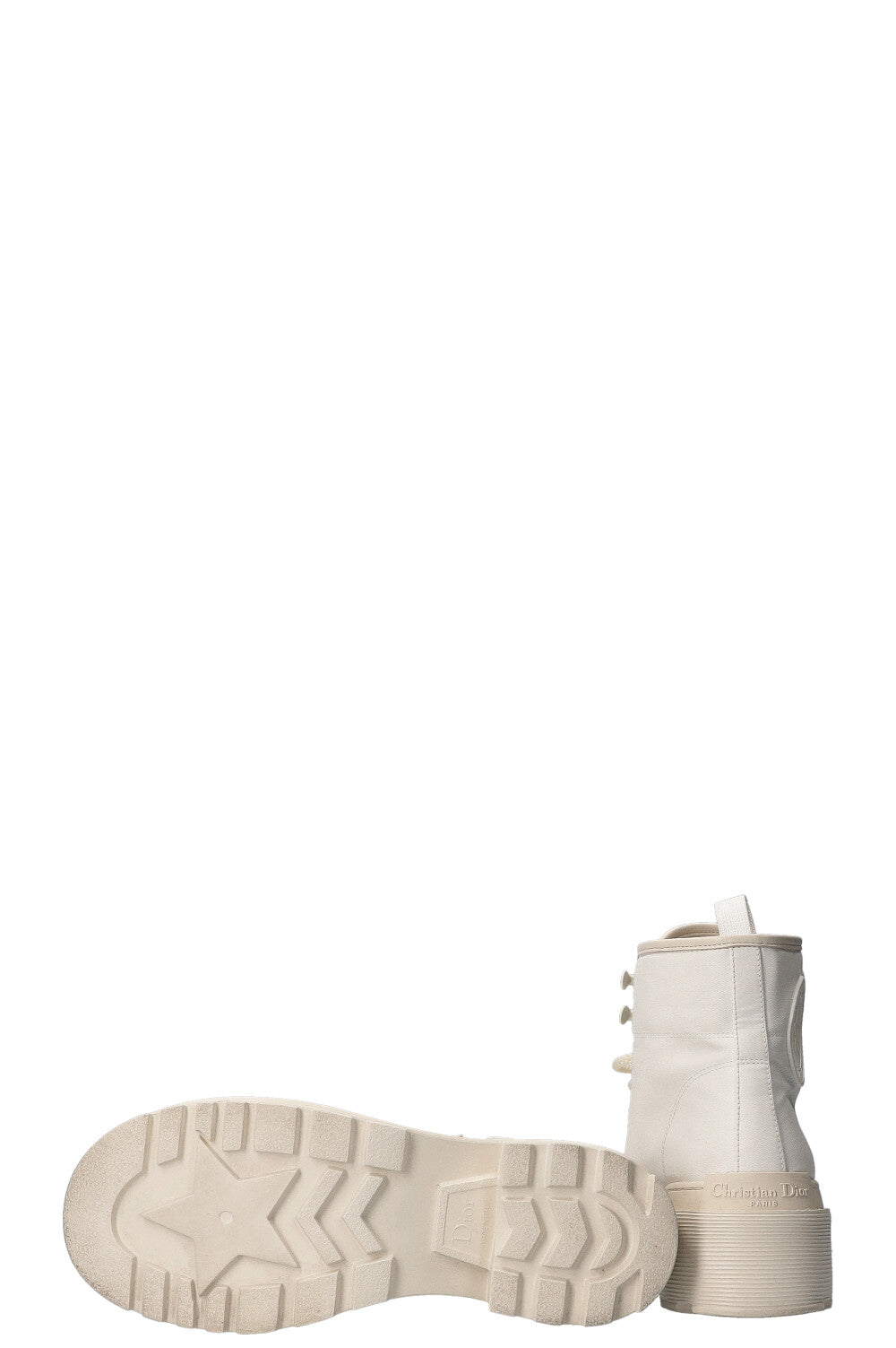 CHRISTIAN DIOR D-Rise Boots White