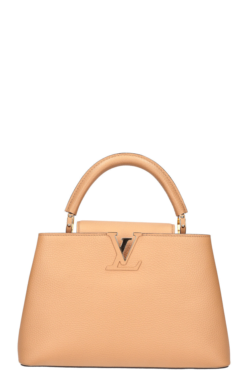 LOUIS VUITTON Capucines MM Beige Arizona