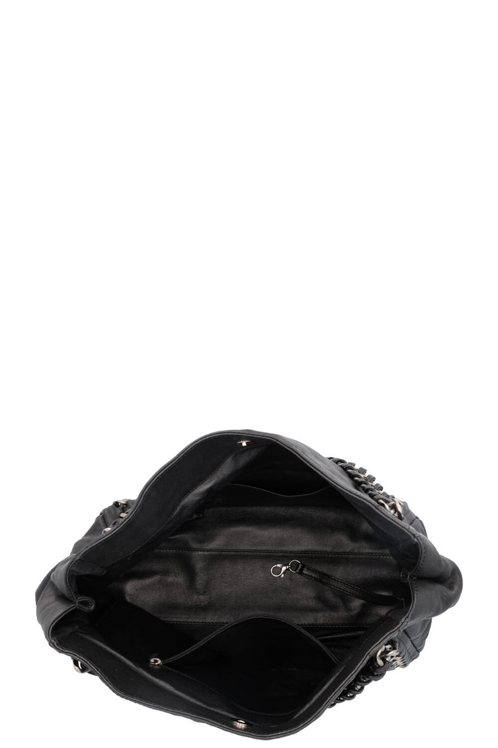 CHANEL CC Chain Tote Bag Black