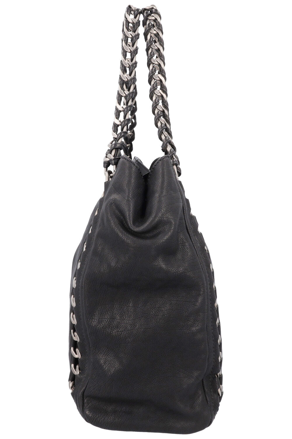 CHANEL CC Chain Tote Bag Black