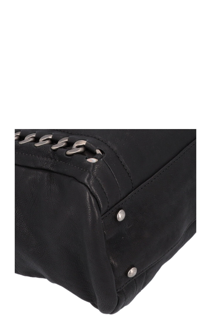CHANEL CC Chain Tote Bag Black