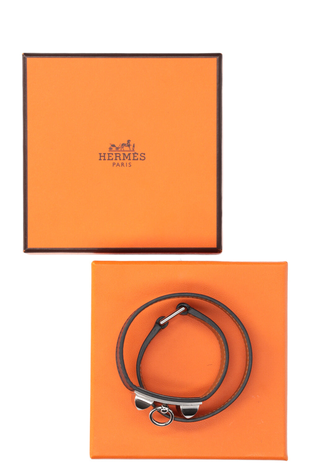 HERMÈS Rivale Double Tour Bracelet Swift