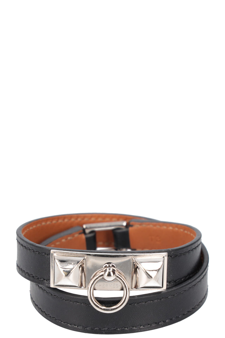 HERMÈS Rivale Double Tour Bracelet Swift