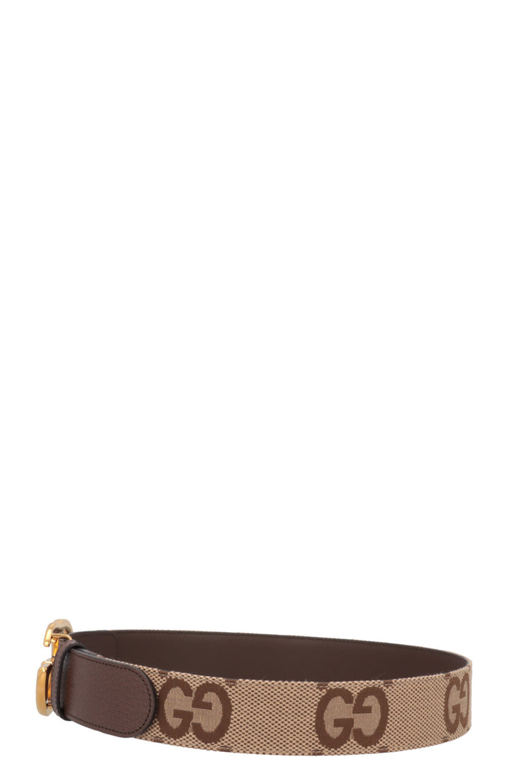 Ceinture GUCCI Jumbo GG Marmont Marron