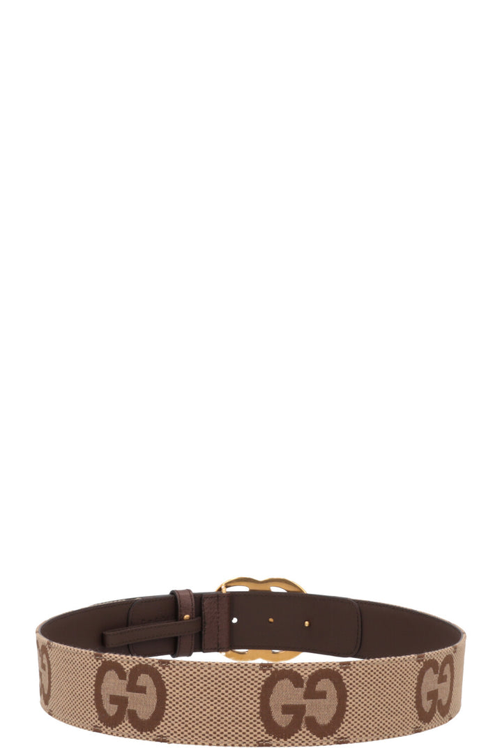 Ceinture GUCCI Jumbo GG Marmont Marron