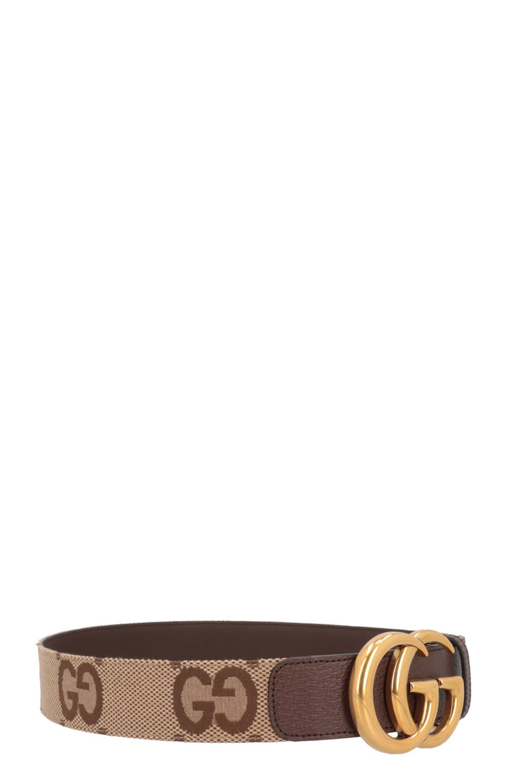 Ceinture GUCCI Jumbo GG Marmont Marron