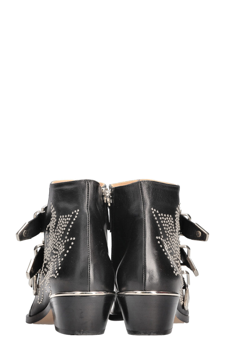 CHLOÉ Susanna Boots Black Silver