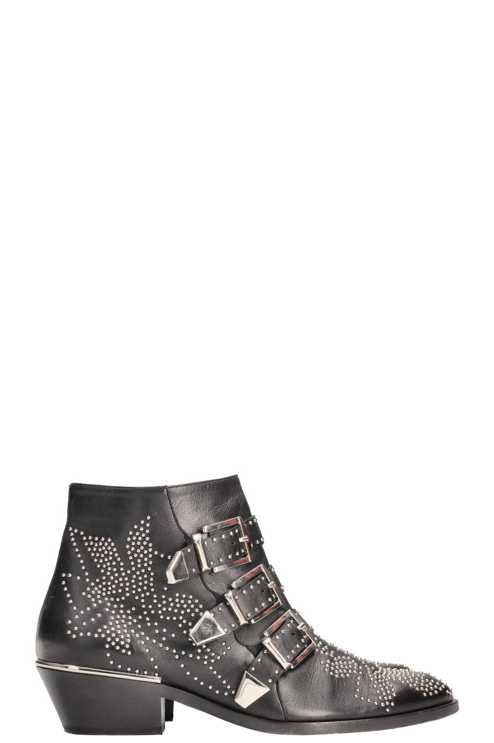 CHLOÉ Susanna Boots Black Silver