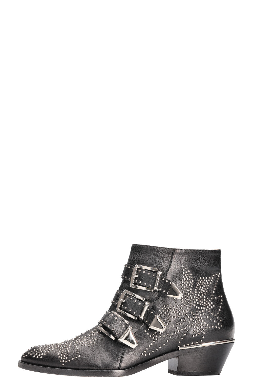 CHLOÉ Susanna Boots Black Silver