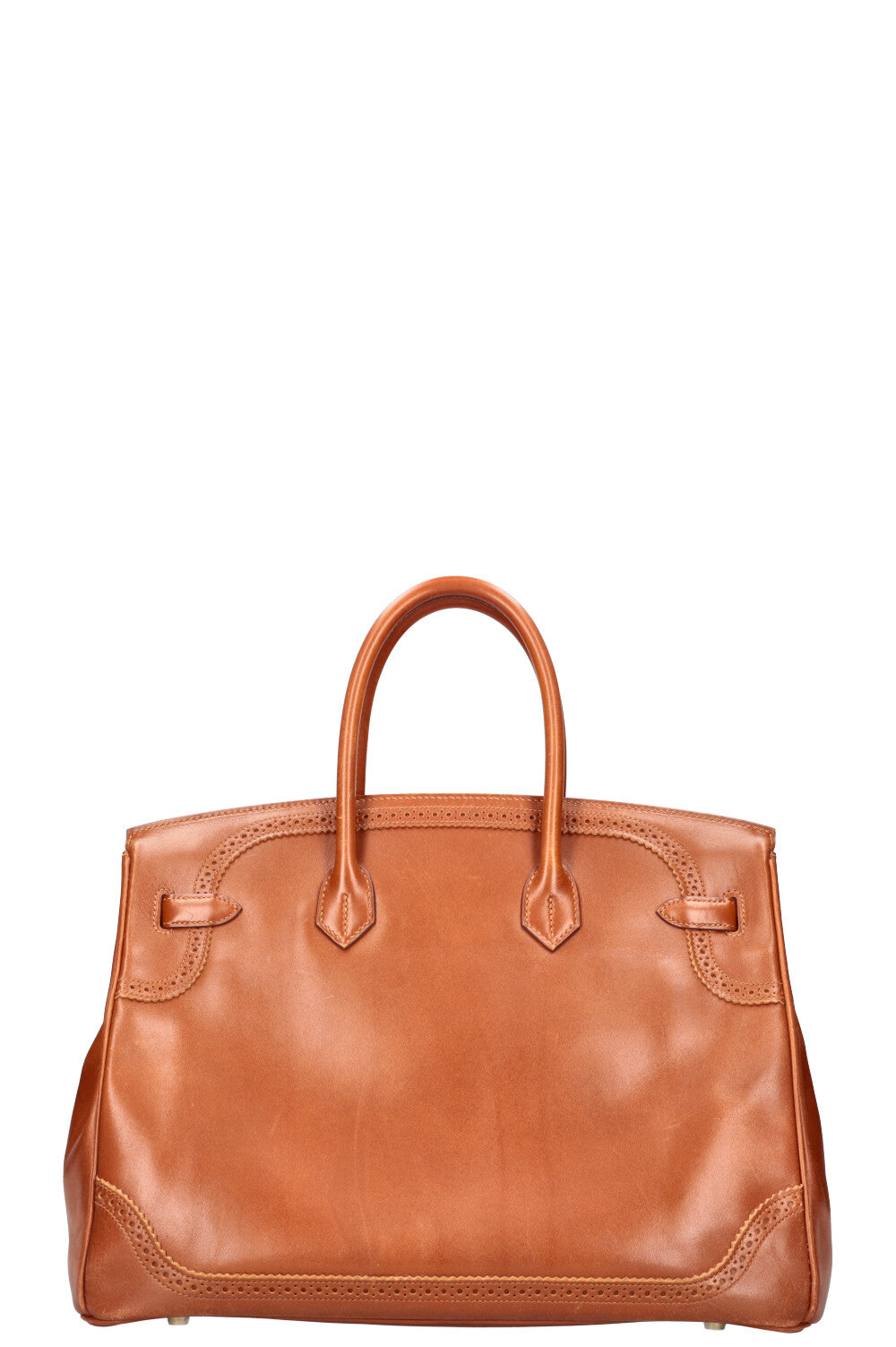 HERMÈS Birkin 35 Ghillies Veau Tadelakt Fauve