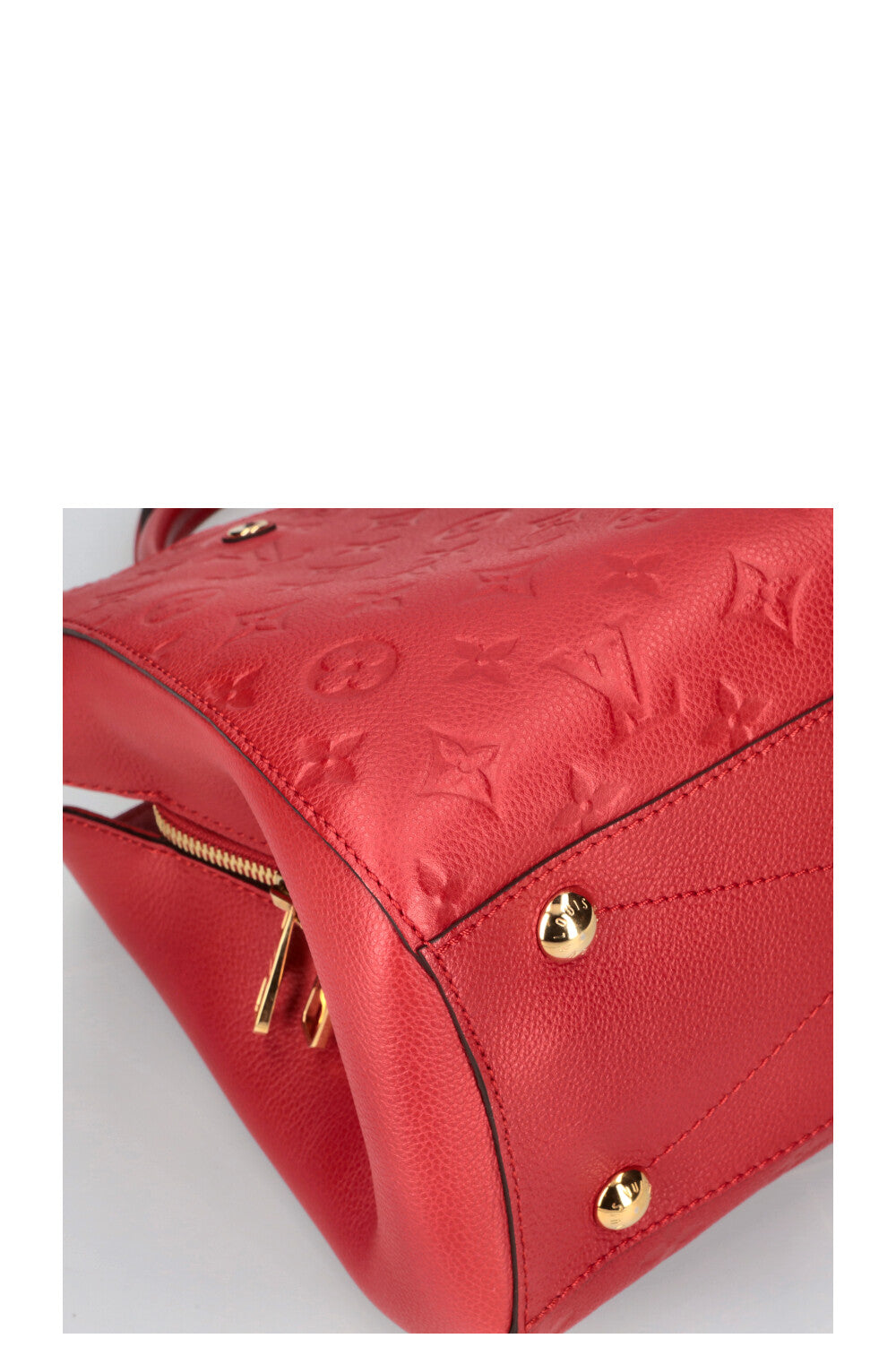 LOUIS VUITTON Montaigne MM Bag Empreinte Red