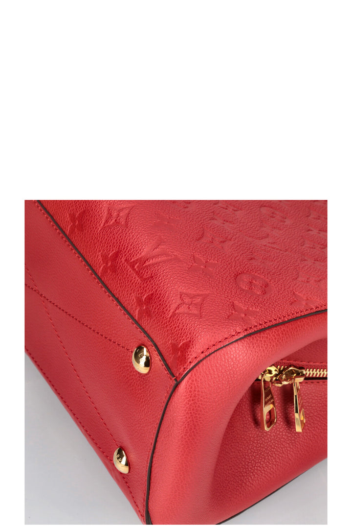 LOUIS VUITTON Montaigne MM Bag Empreinte Red