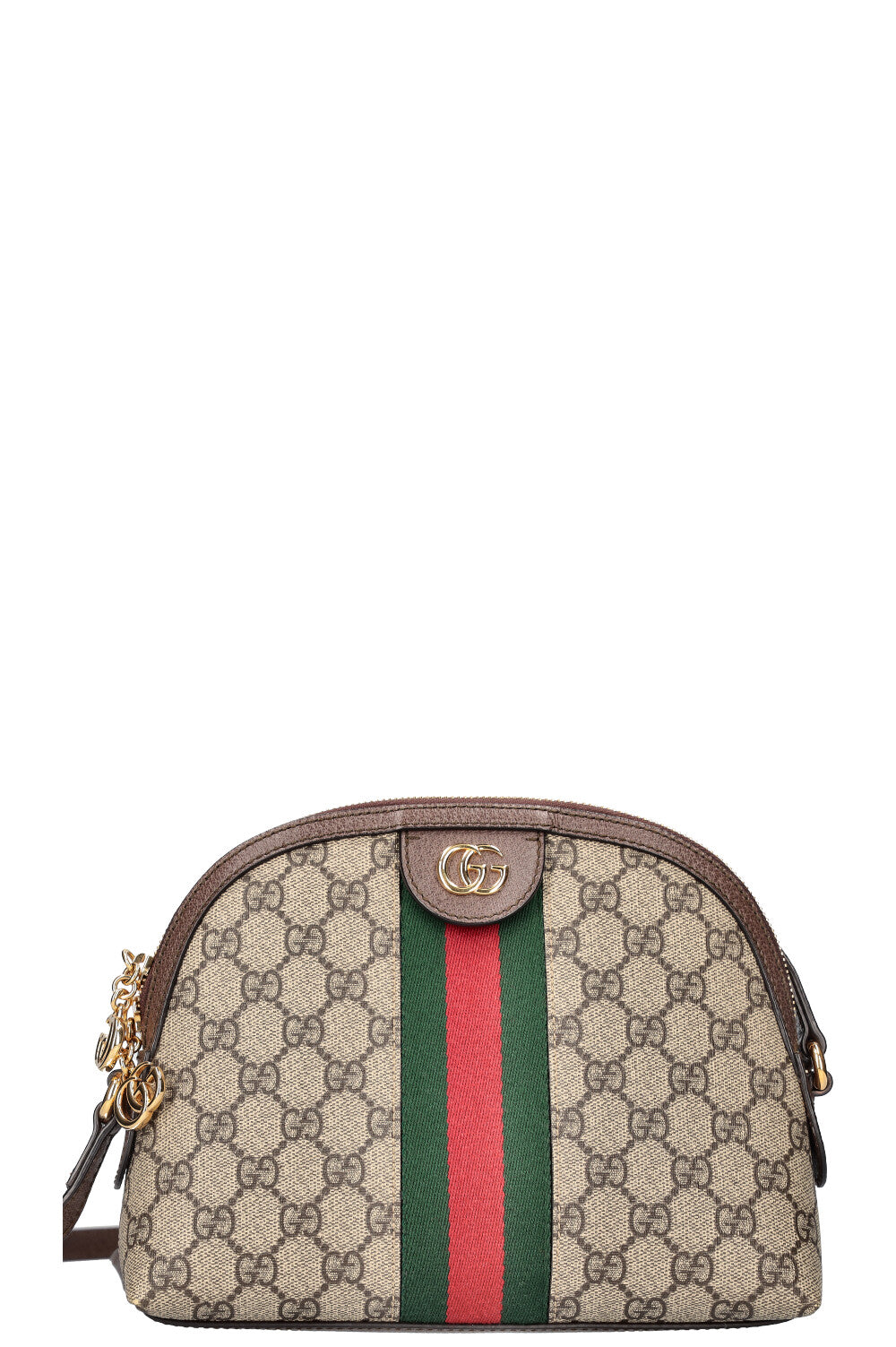 GUCCI Ophidia Dome Shoulder Bag GG Coated Canvas