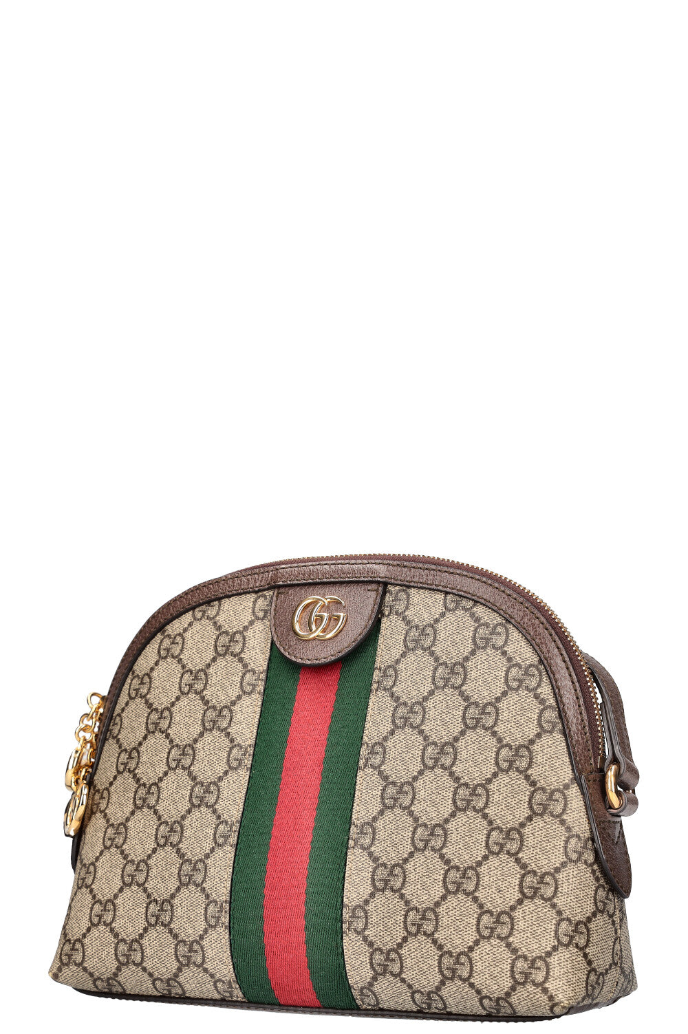 GUCCI Ophidia Dome Shoulder Bag GG Coated Canvas