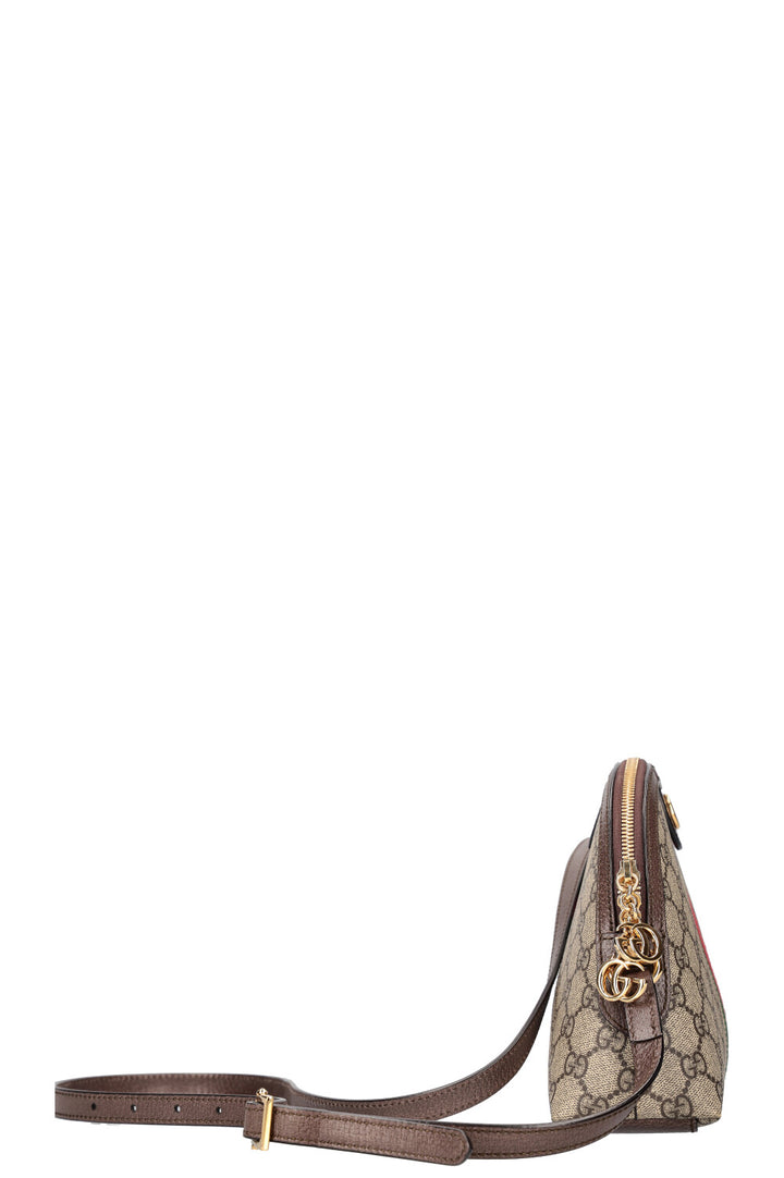 GUCCI Ophidia Dome Shoulder Bag GG Coated Canvas