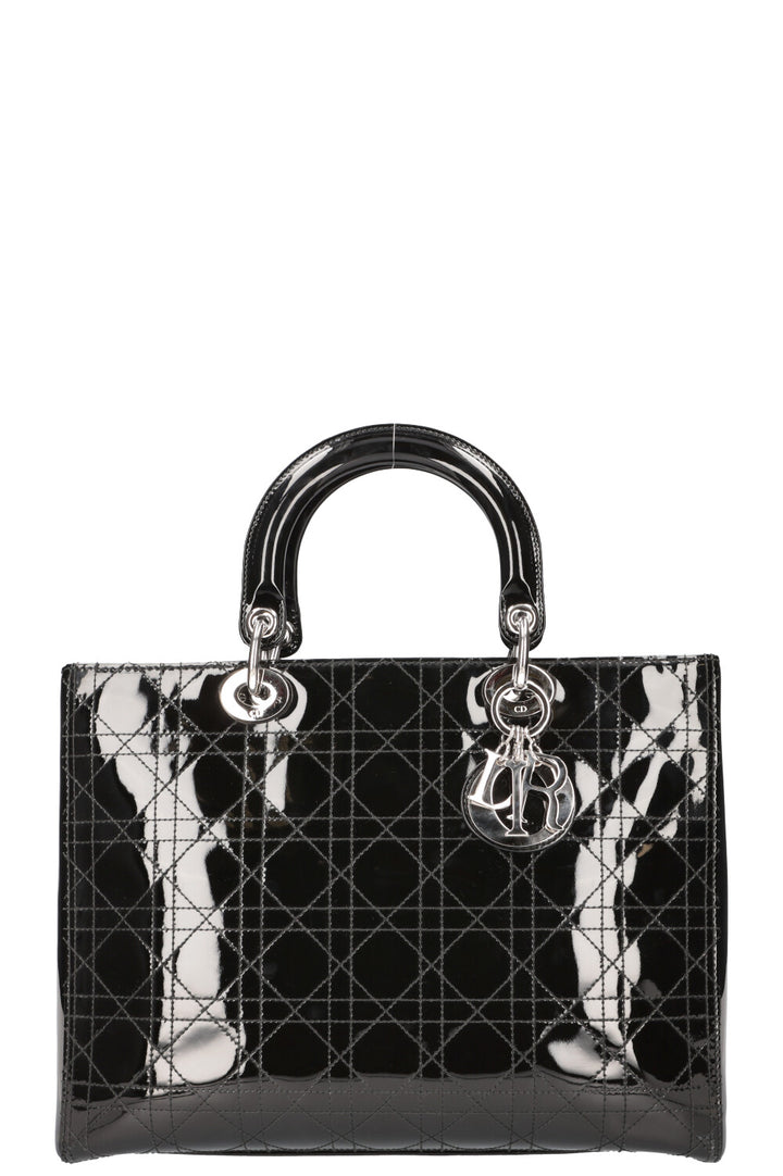 CHRISTIAN DIOR Lady Dior Large Black