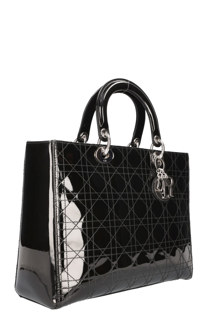 CHRISTIAN DIOR Lady Dior Large Black