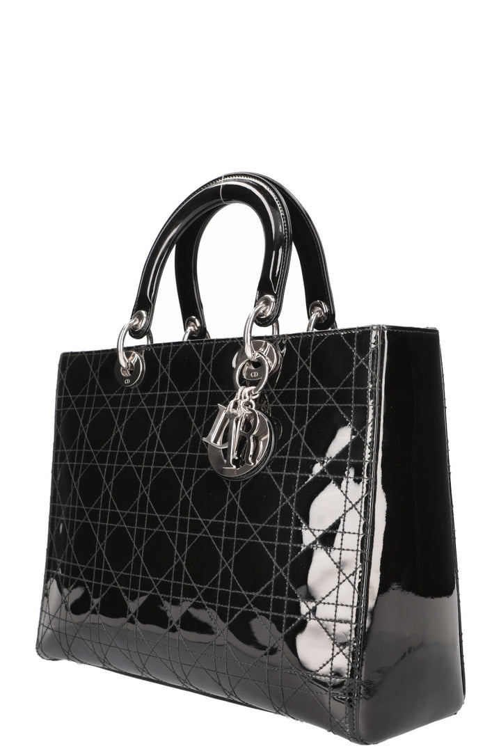 CHRISTIAN DIOR Lady Dior Large Black