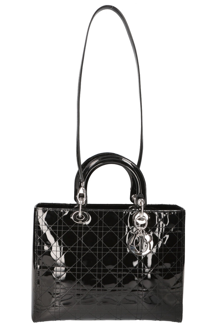 CHRISTIAN DIOR Lady Dior Large Black